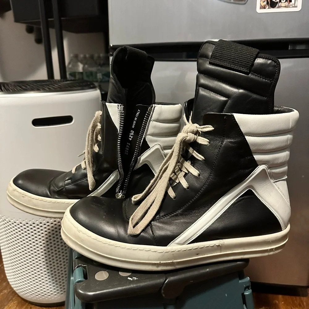 Rick Owens Geobasket 42サイズ Rick Owens | Shoes | Rick Owens Geobaskets Size 42 2 Fits Like A